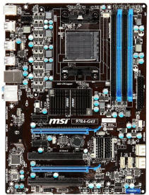 MSI 970A-G43, 970 (dual PC3-14900U DDR3) (7693-030R)