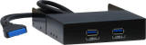 Inter-Tech 3.5" USB 3.0 Frontpanel, 3.5" Multifunktionspanel (88885211) -- © inter-tech.de